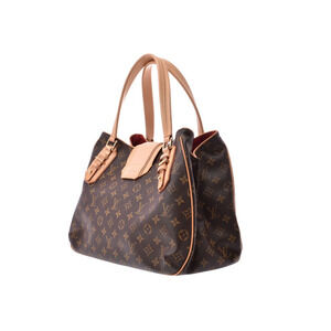 Louis Vuitton Handbag Leather Greet Monogram Brown